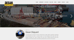 Desktop Screenshot of desan-shipyard.com